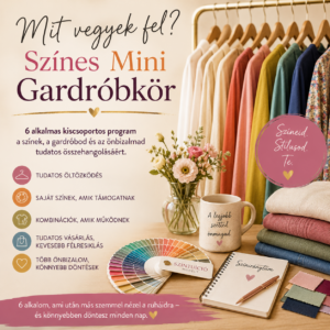 mit vegyek fel? színes mini gardróbkör